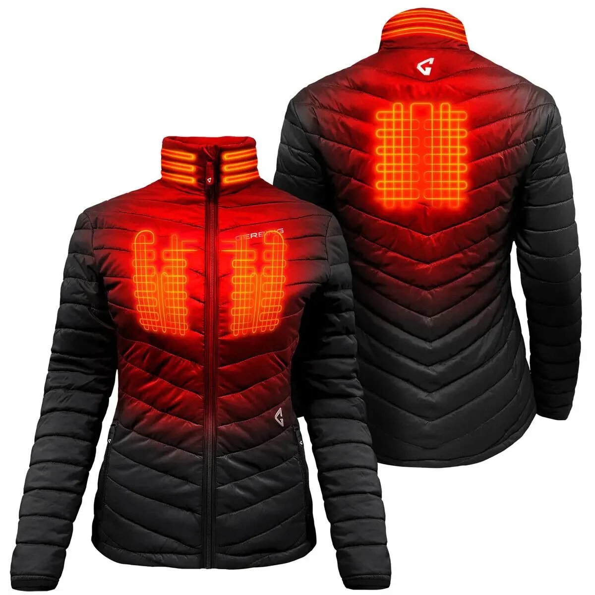 2025 GERBING HEATED CLOTHING WOMEN'S 7K KHIONE INSULATED HEATED PUFFER JACKET