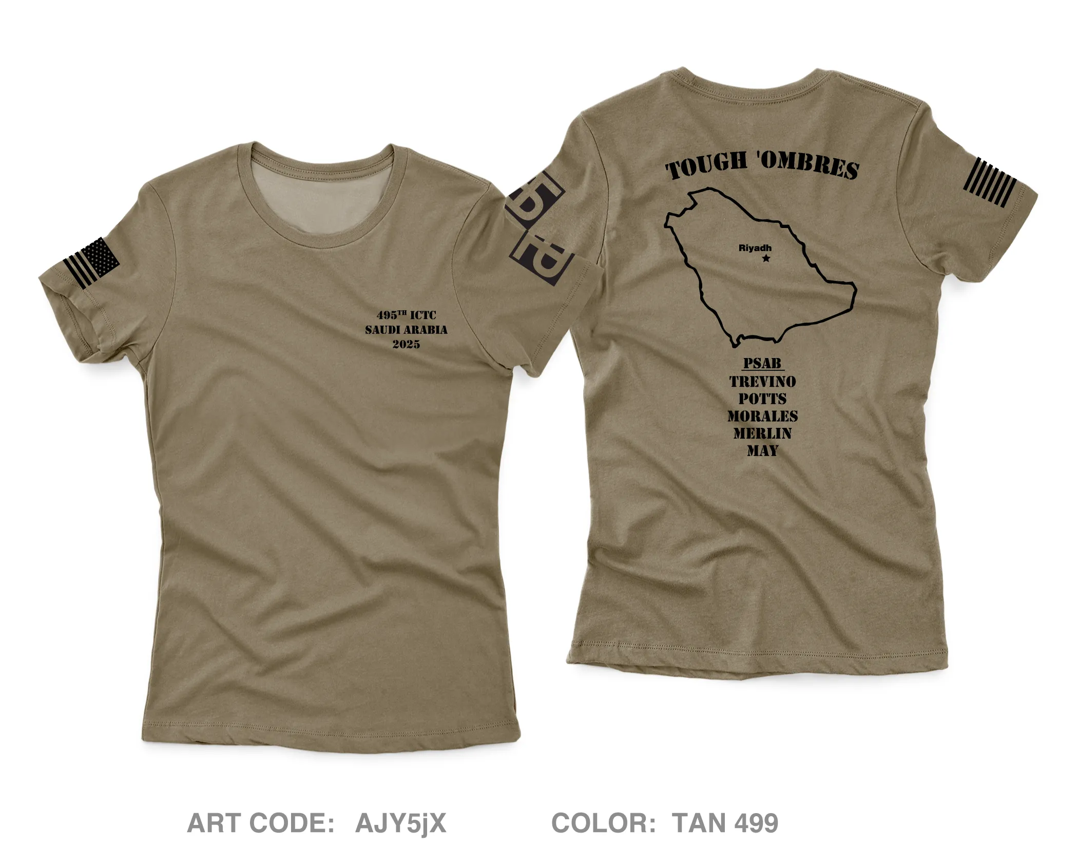 495th ICTC Core Women's SS Performance Tee - AJY5jX