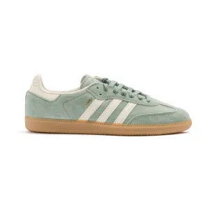 Adidas Skateboarding Samba ADV Men's Skate Shoe - Silver Green/White/Metallic Gold