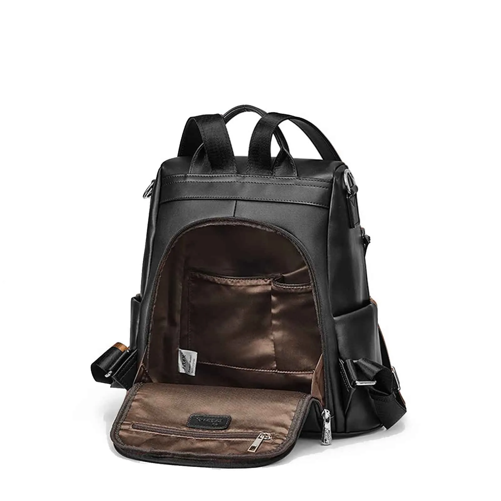 Anti-theft Soft Genuine Leather Backpack