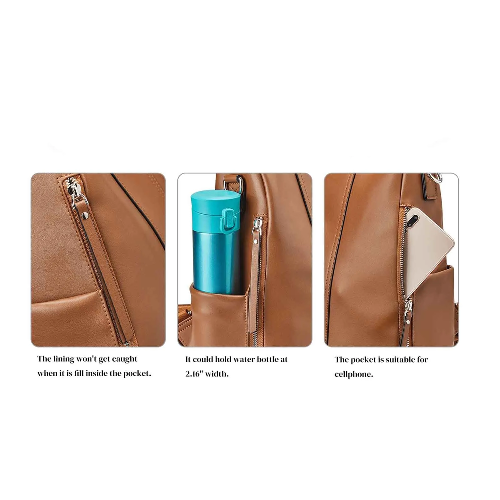 Anti-theft Soft Genuine Leather Backpack