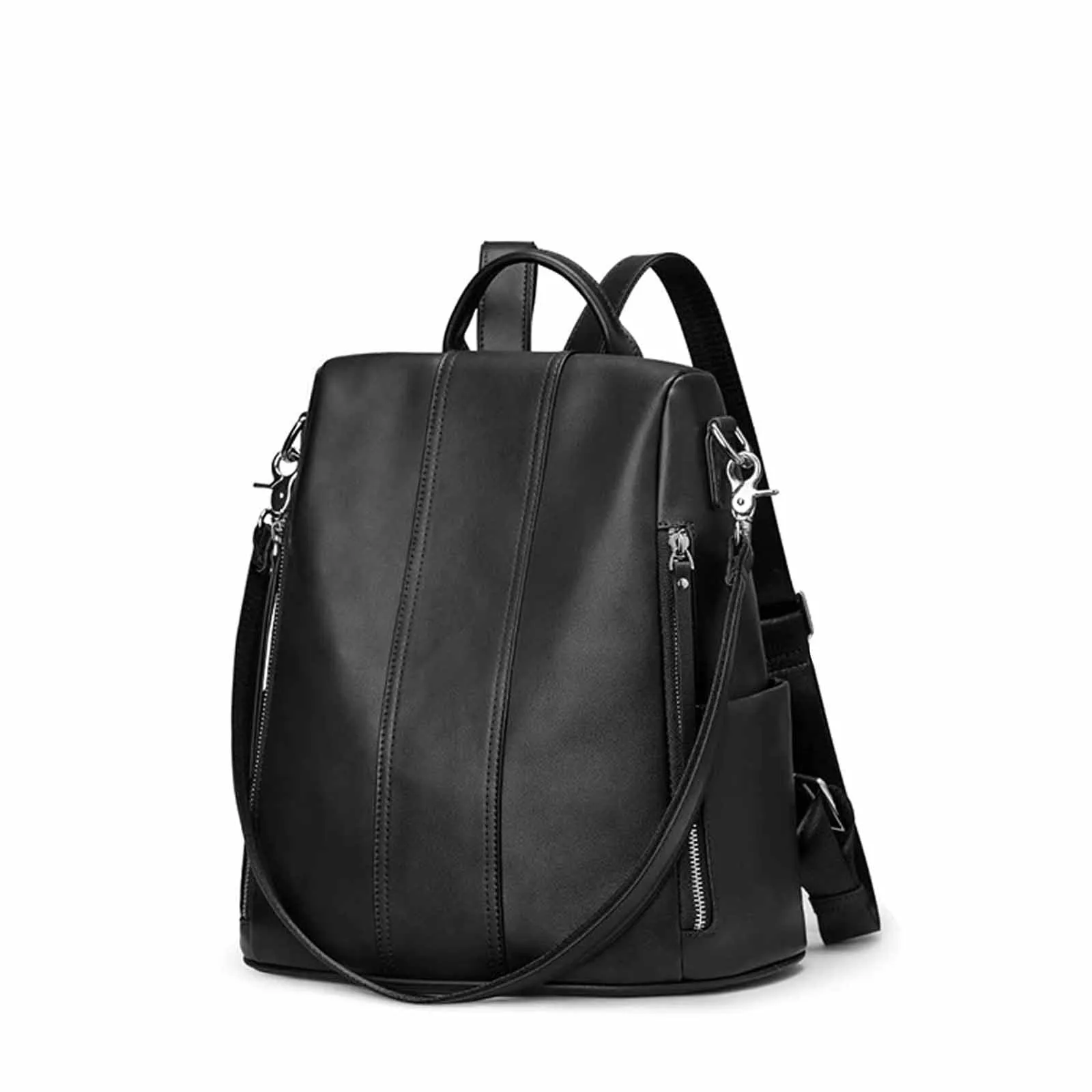 Anti-theft Soft Genuine Leather Backpack