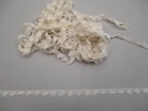 Antique Victorian narrow lace trim