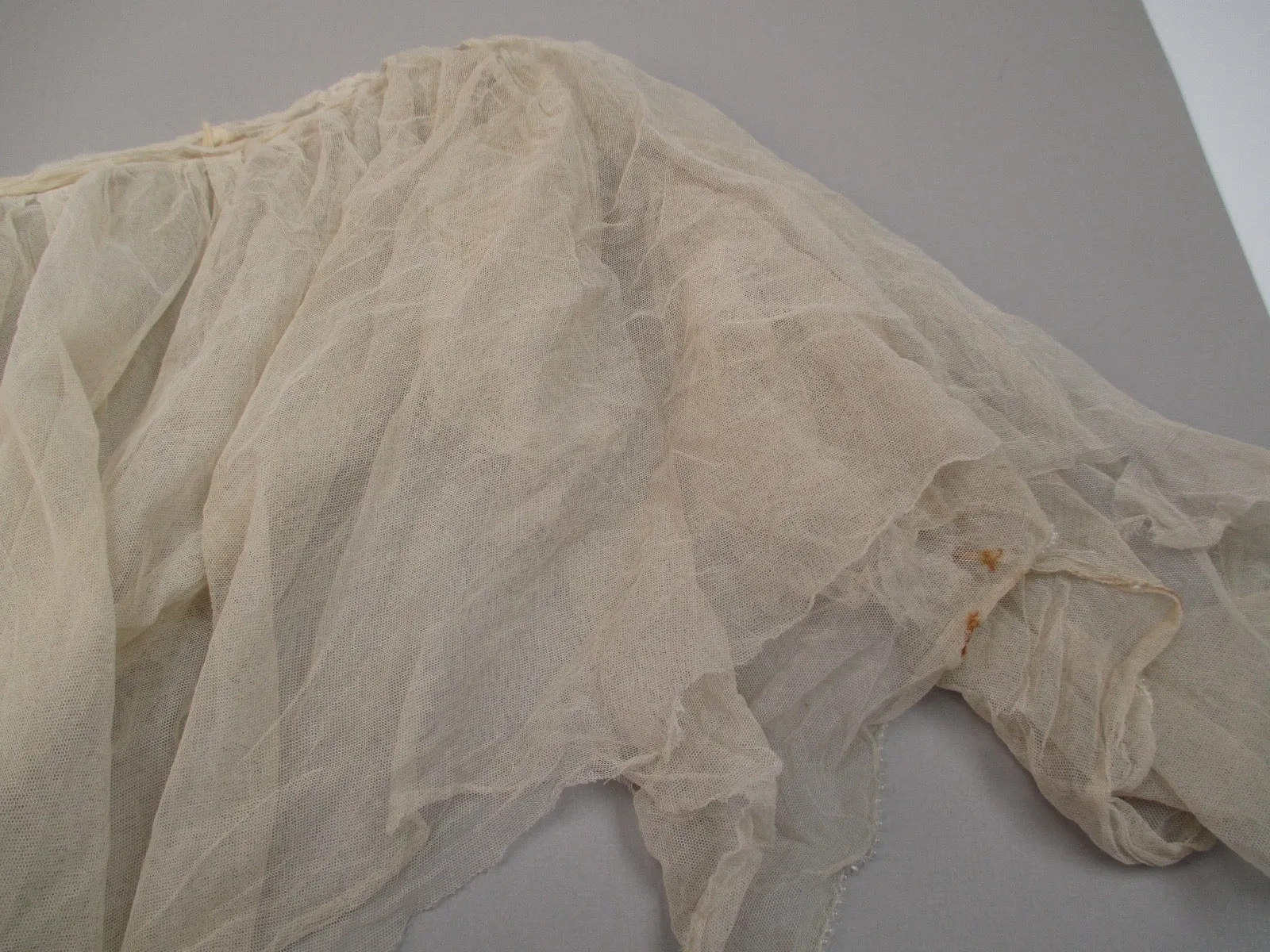 Antique Victorian Triple Tiered net ruffle