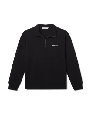 Athluxe 1/4 Zip Sweater - Black