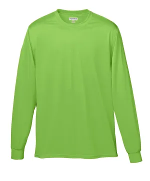 Augusta Long Sleeve Moisture Wicking T-Shirt | Lime