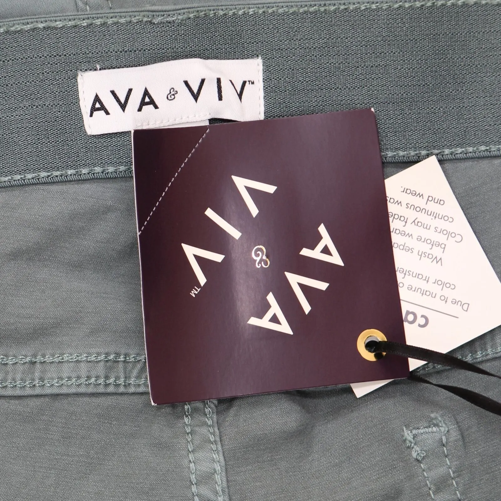 Ava & Viv Women's Plus Size Mid-Rise Skinny Jeans 564438