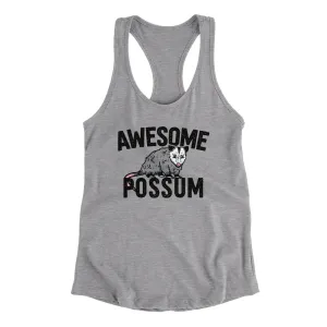 Awesome Possum Funny Women's Racerback Tank