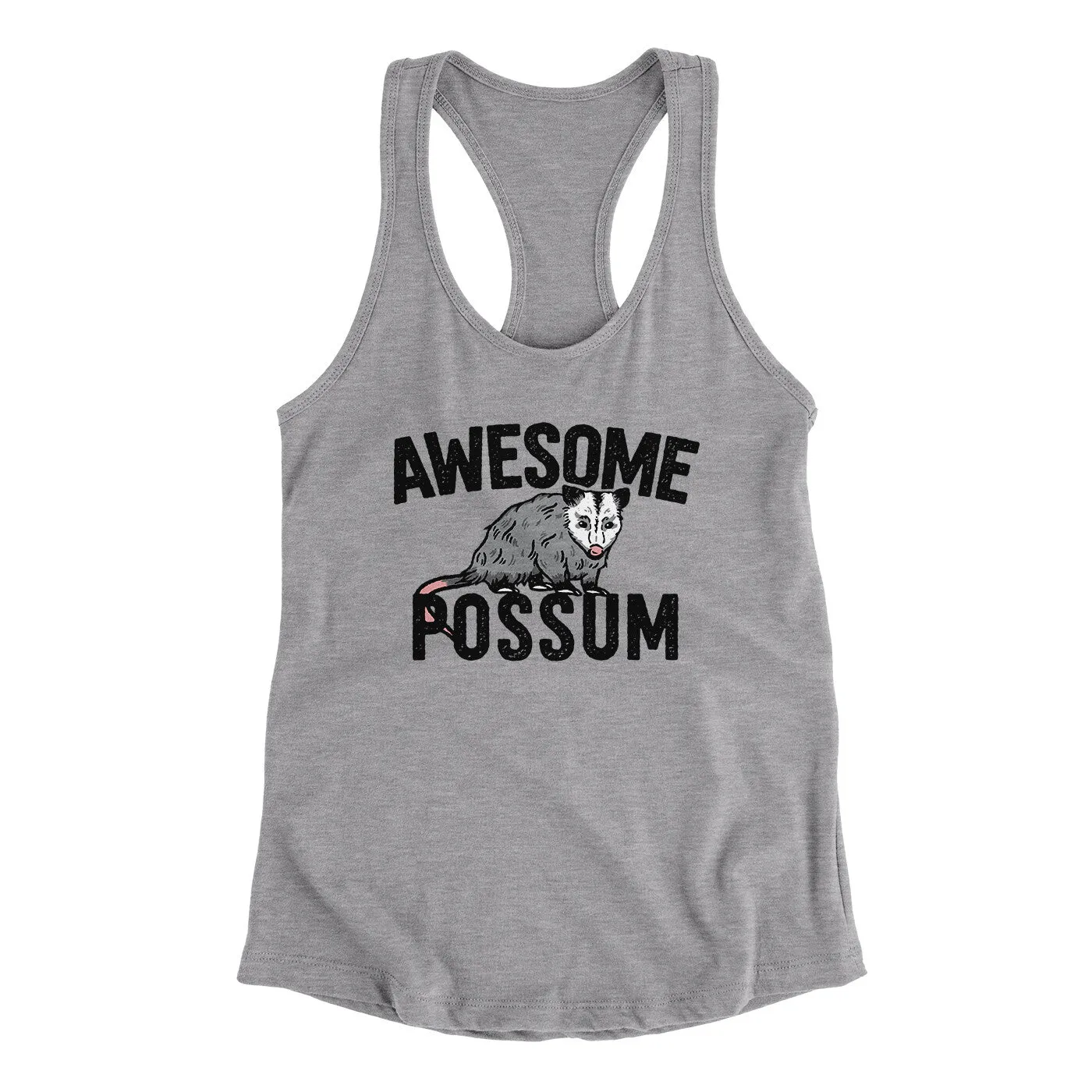 Awesome Possum Funny Women's Racerback Tank
