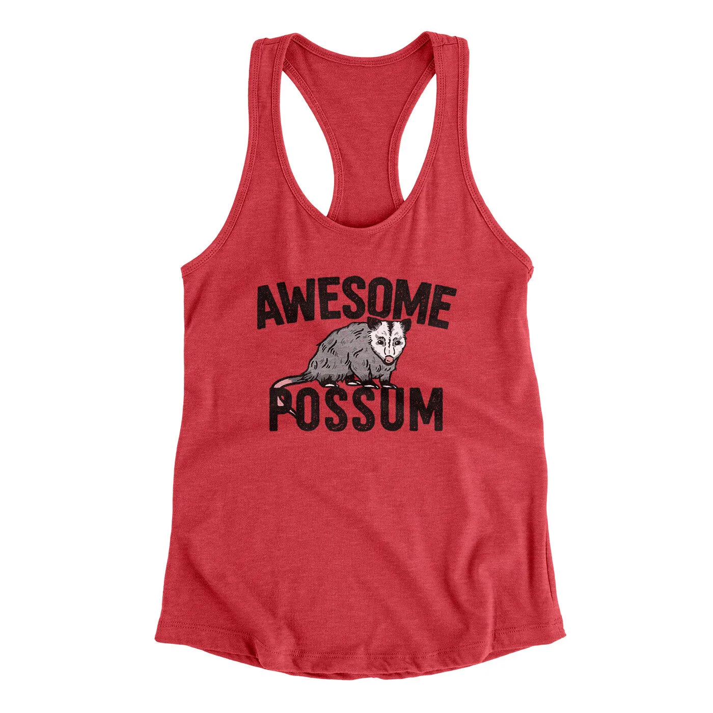 Awesome Possum Funny Women's Racerback Tank