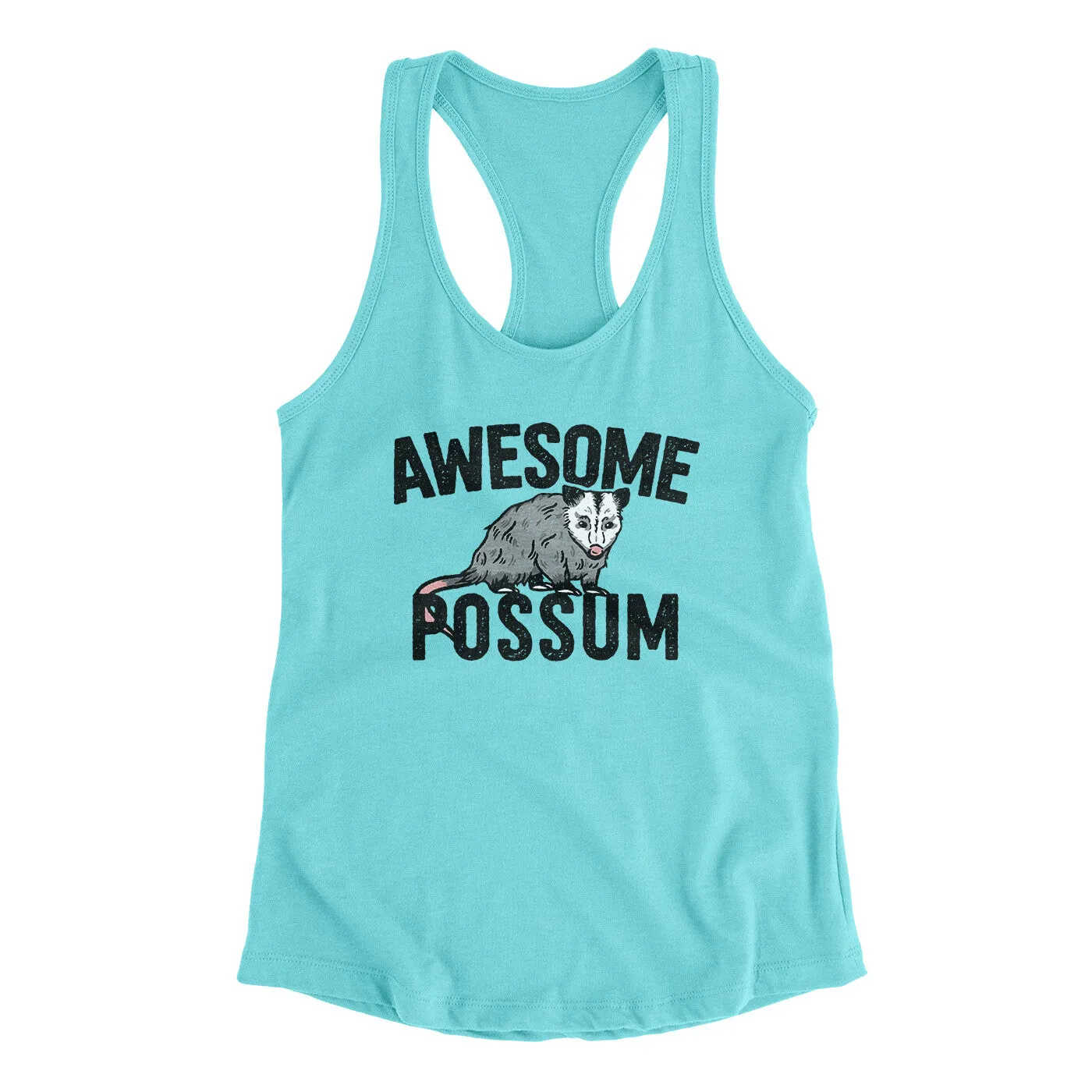 Awesome Possum Funny Women's Racerback Tank