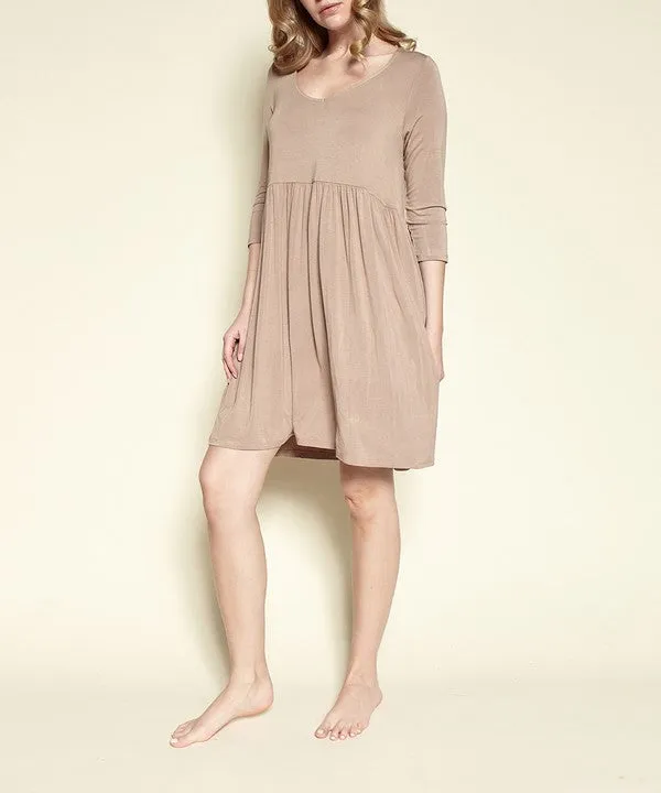 BAMBOO babydoll dress
