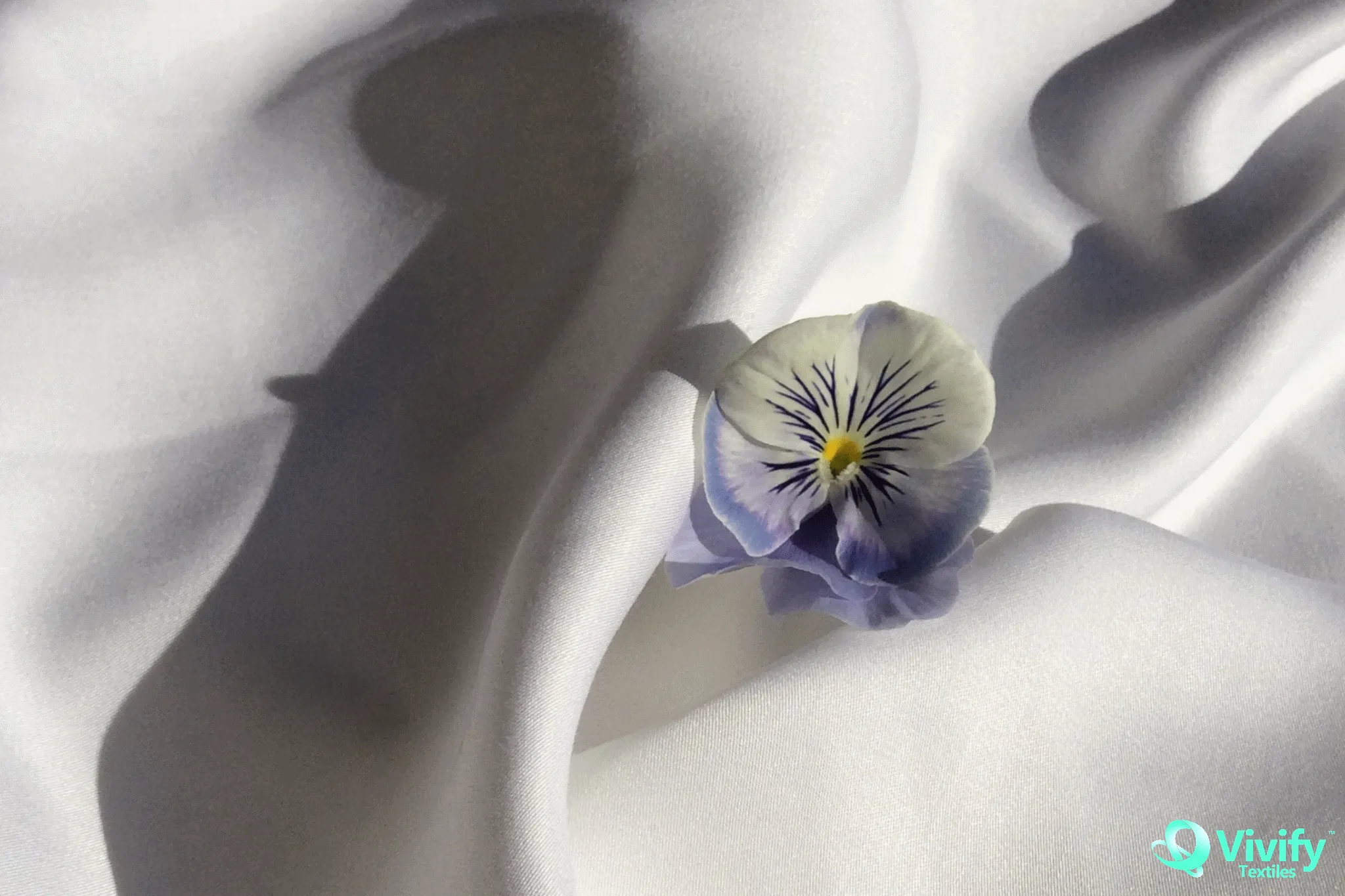 Bamboo Fine Gabardine Fabric White