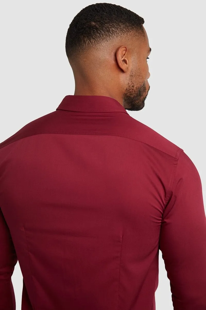 Bamboo Shirt in Claret