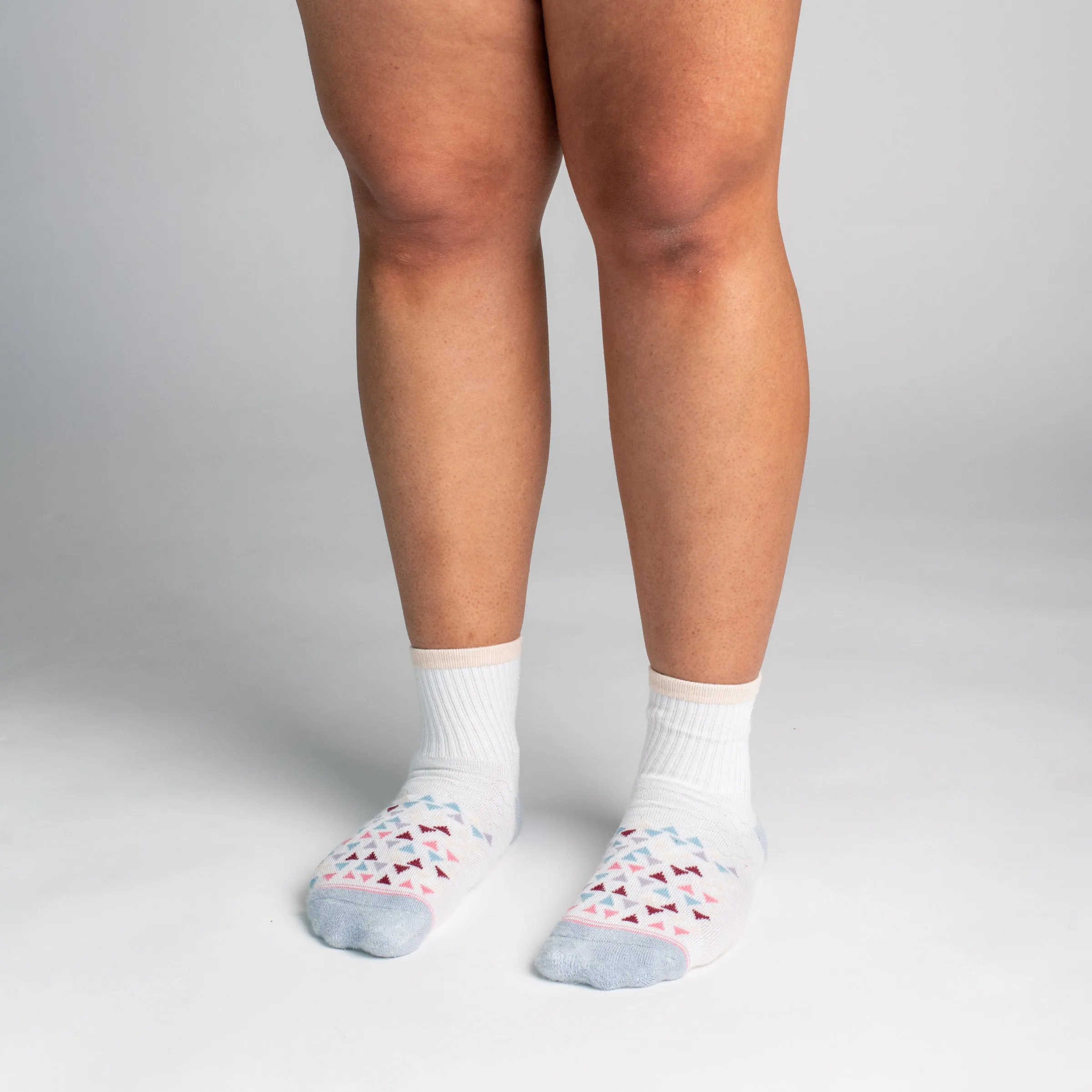 Bamboo Socks | Uptown Quarter Crew | Sandcastle Multi