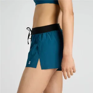 Bandit Running Vento Women's 3" Splitty Short - Deep Teal