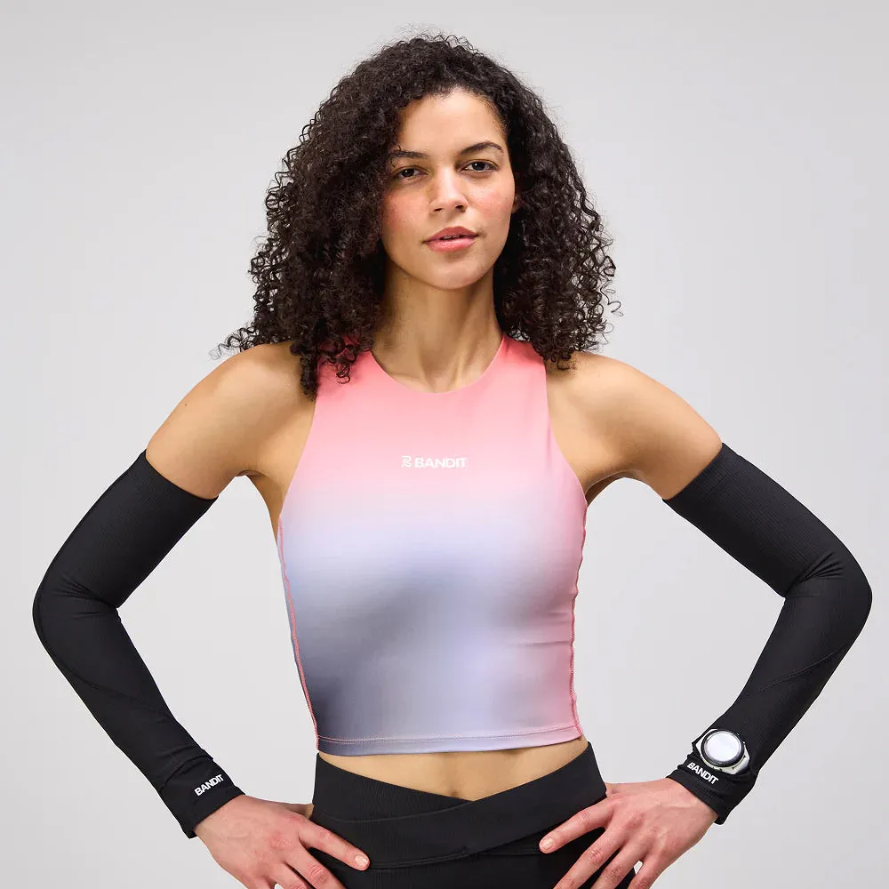 Bandit Women's Stamina Race Crop Thistle Print