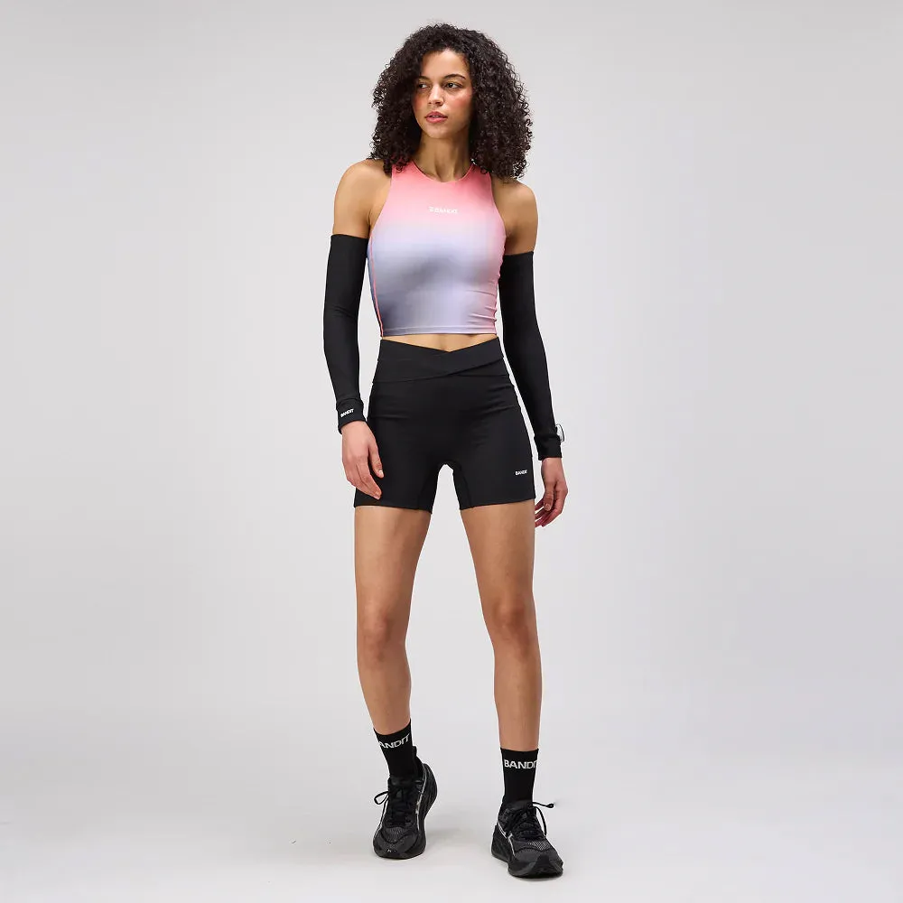 Bandit Women's Stamina Race Crop Thistle Print