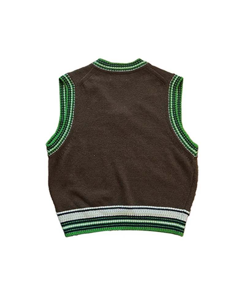 BENECIA 12 Hash Brown Vest - Brown