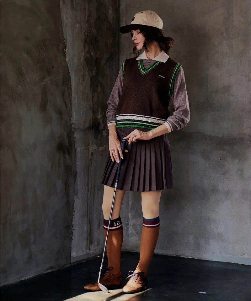 BENECIA 12 Hash Brown Vest - Brown