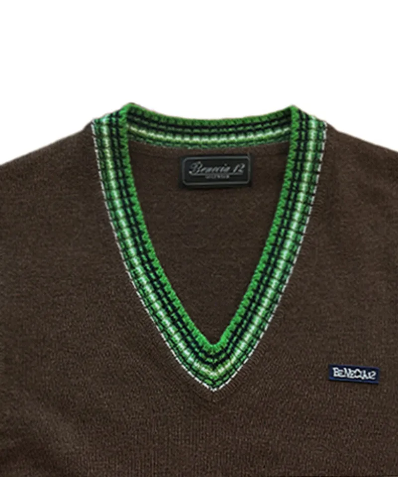 BENECIA 12 Hash Brown Vest - Brown