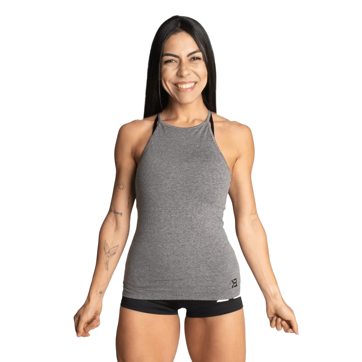 Better Bodies Performance Halter - Graphite Melange