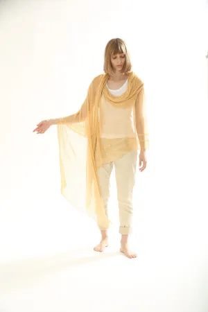 Big Bamboo Air Scarf - Light Yellow Gold