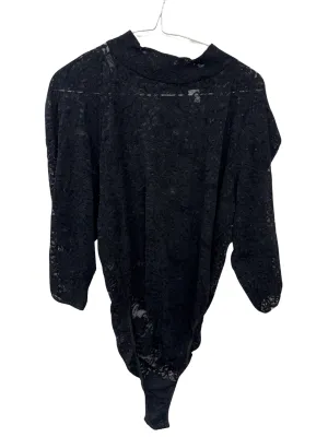 Black Lace 3/4 Sleeve Bodysuit