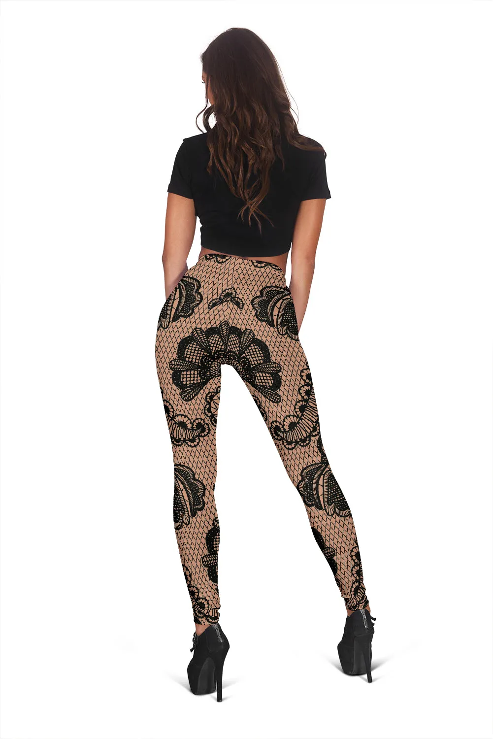 Black Lace Women's Leggings