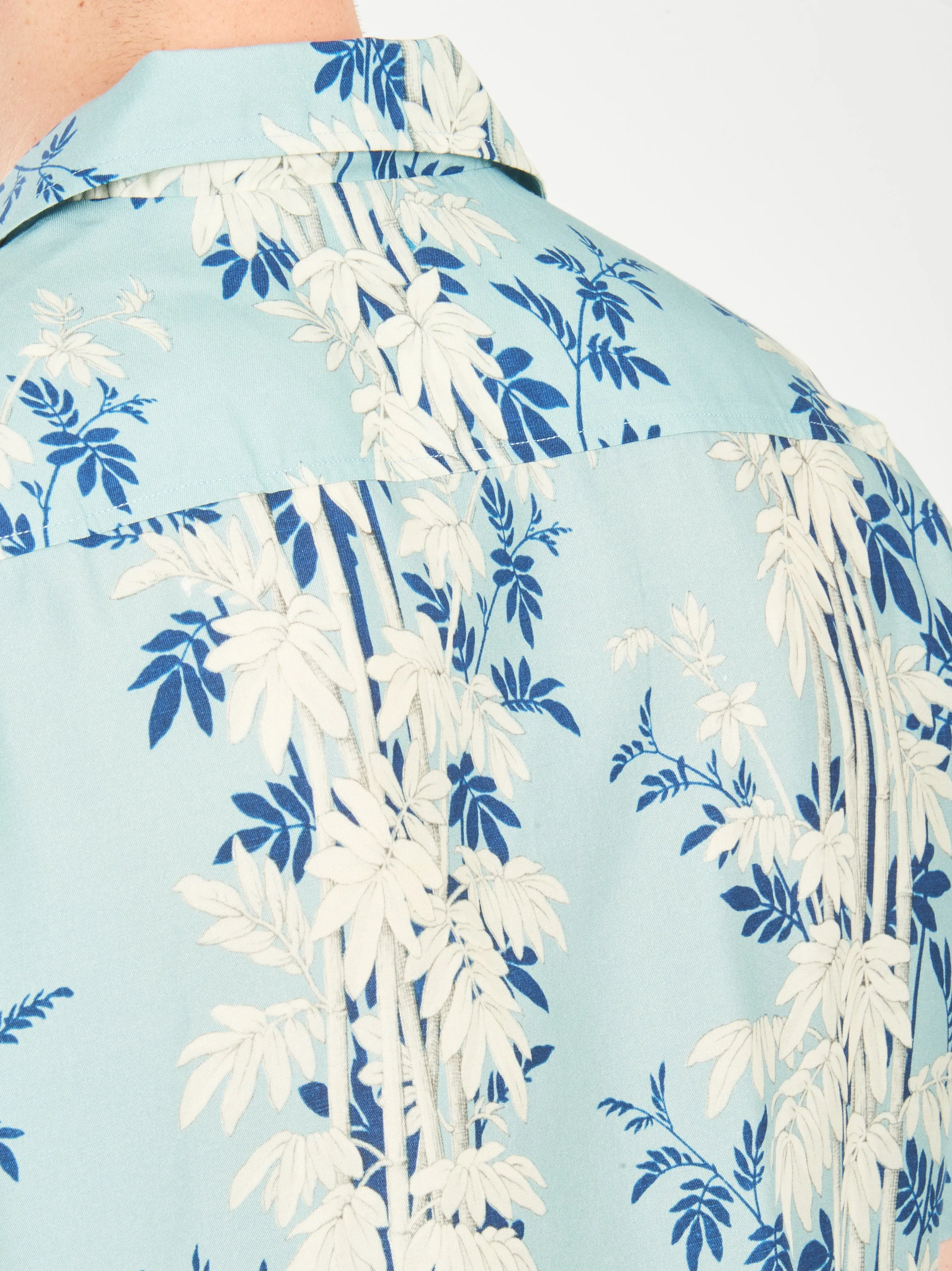 Blue/Multi Bamboo Forest S/S Shirt
