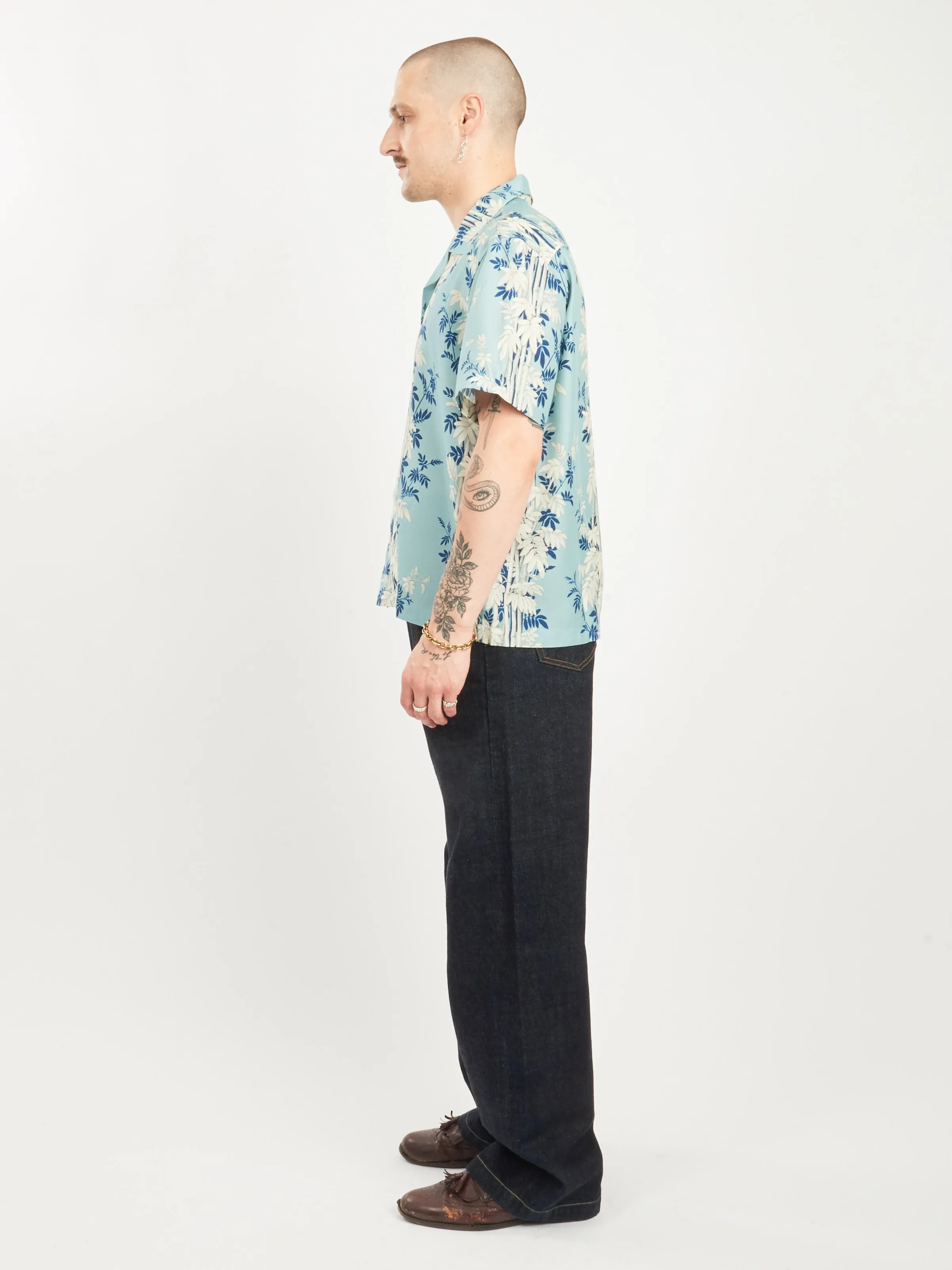 Blue/Multi Bamboo Forest S/S Shirt
