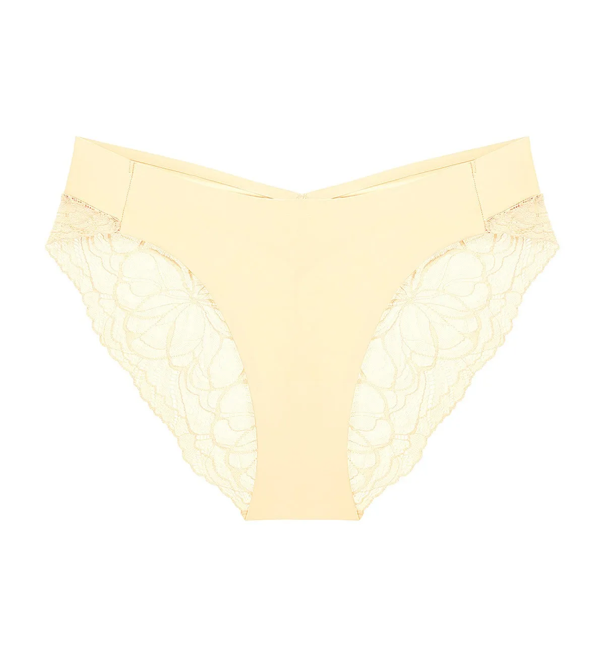 Body Make Up Illusion Lace High Leg Brief