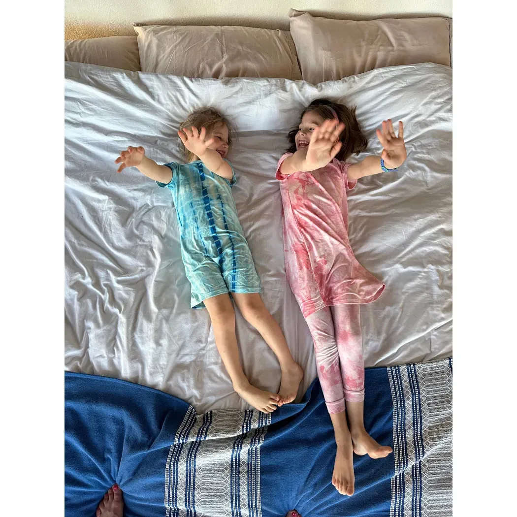 Bubble Gum Tie Dye Kids Snuggle Dress