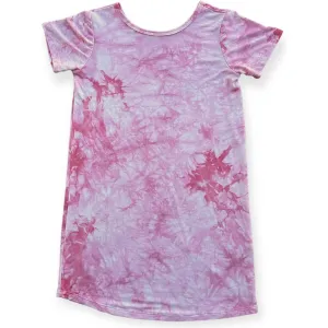 Bubble Gum Tie Dye Kids Snuggle Dress