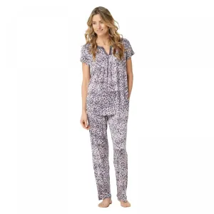 Carole Hochman Women's Rayon Spandex Satin Trim Pajama Set