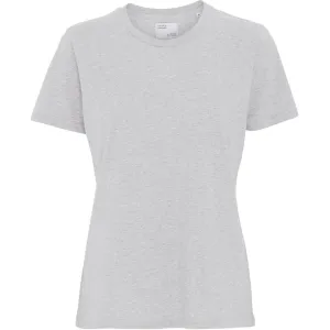 Classic Organic Women light Tee in snow melange