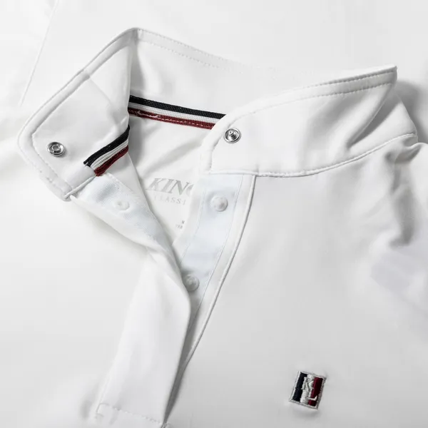 Classic Women's Long-Sleeved Show Shirt with Standing Collar