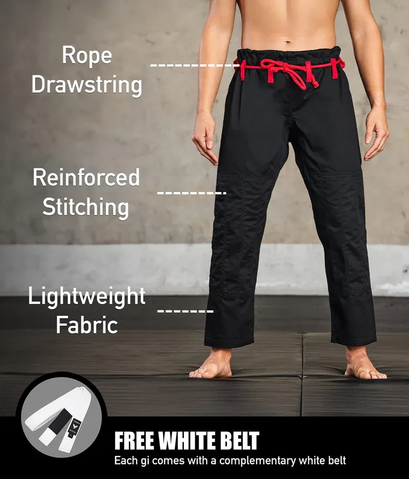 Core Black Brazilian Jiu Jitsu Womens BJJ Gi
