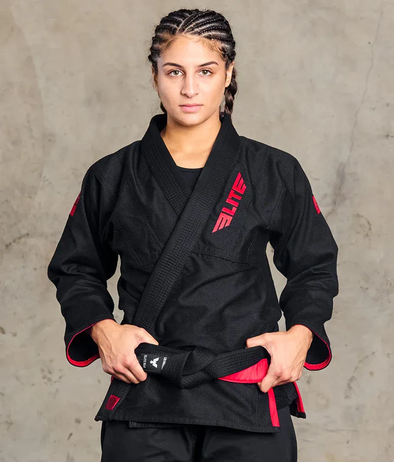 Core Black Brazilian Jiu Jitsu Womens BJJ Gi