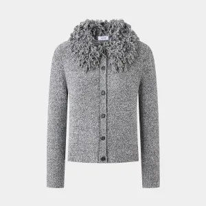 COTTON WOOL BLENDED CARDIGAN