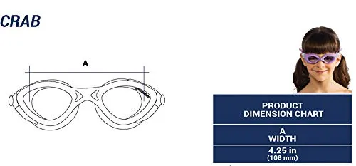 Cressi Crab Swim Goggles (Blue)