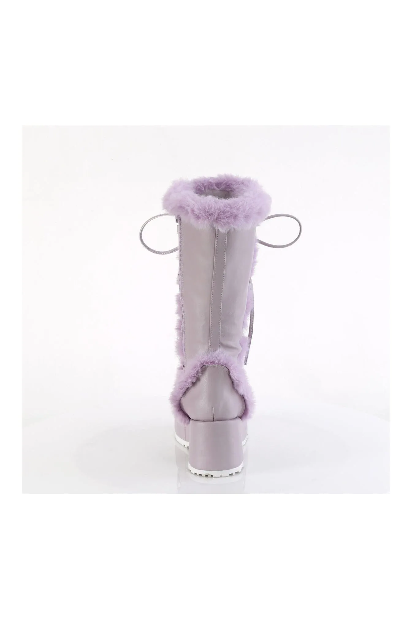 CUBBY-311 Purple Vegan Leather Knee Boot