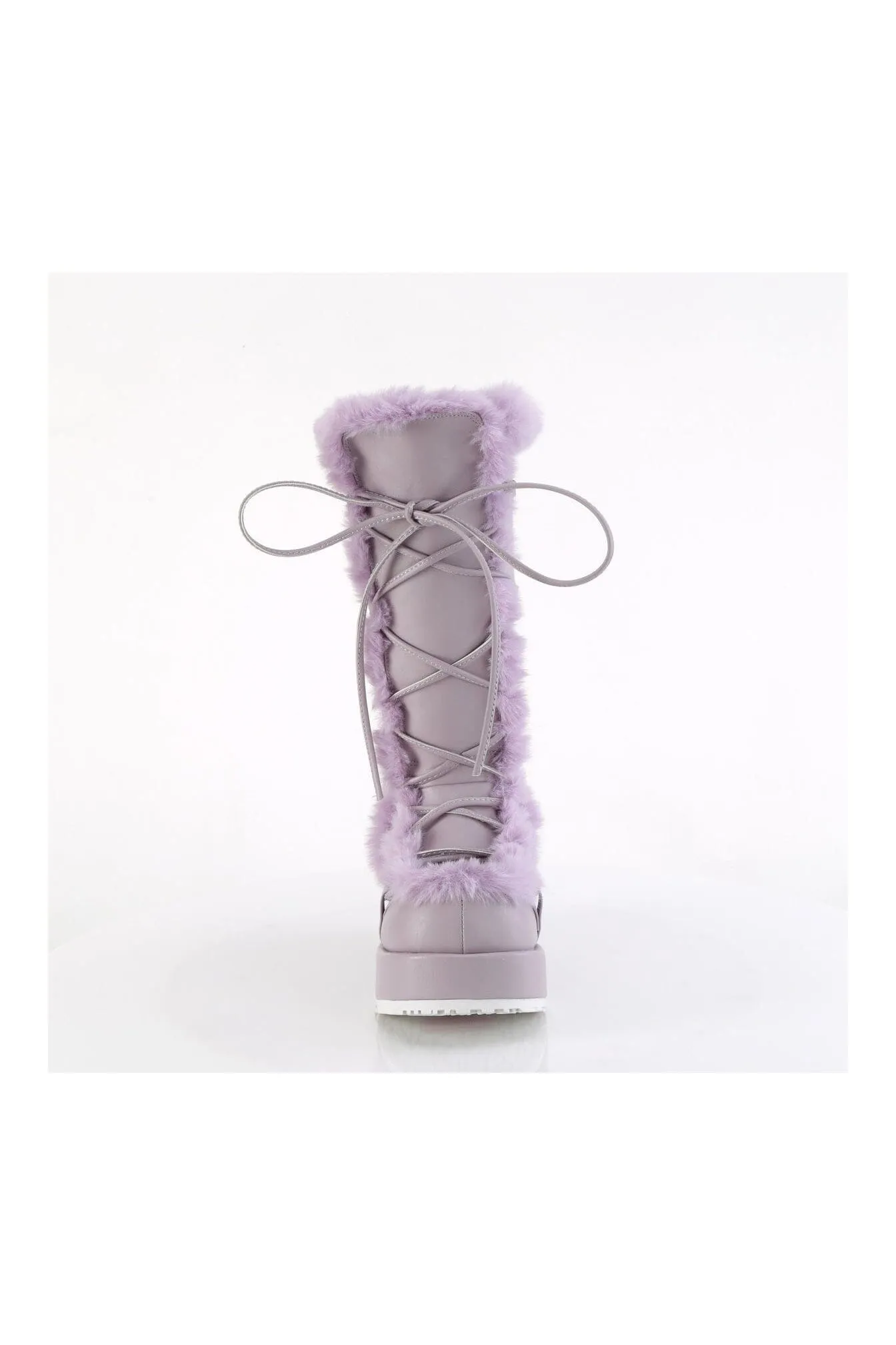 CUBBY-311 Purple Vegan Leather Knee Boot