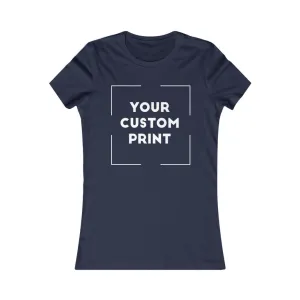 Custom Print | G.I.R.L | Fitted Women's Tee