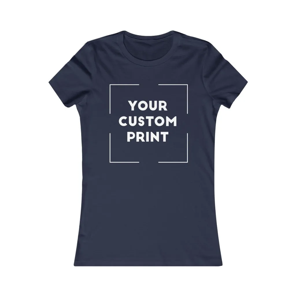 Custom Print | G.I.R.L | Fitted Women's Tee