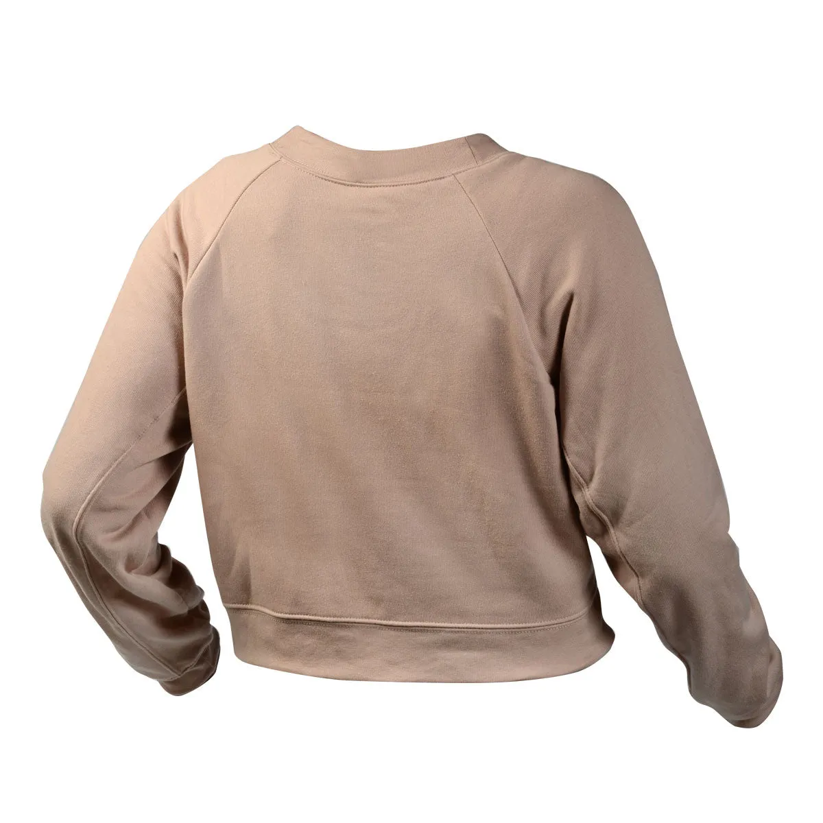 Die Happy Women's Cropped Pullover - Heather Sand