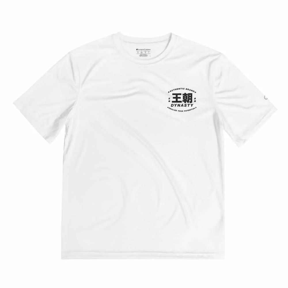 Dynasty Realize Your Potential Embroidered Champion Performance T-Shirt