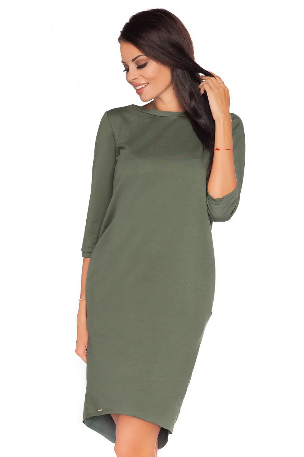 Elegant Bow-Back Knitwear Dress