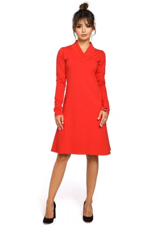 Elegant Cut Flared Tracksuit Dress