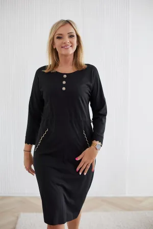 Elegant Draped Kimono Midi Dress